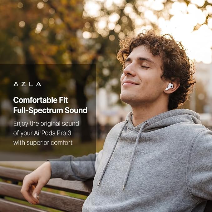 AZLA MAX AirPods Pro 3 Ear Tips, Medical Silicone Ear Tip Replacement