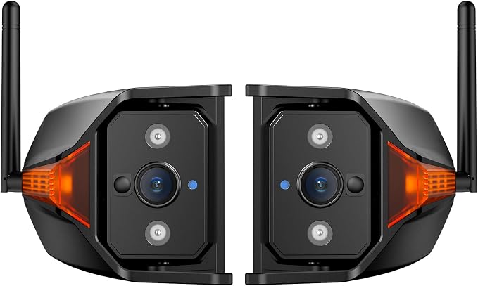 AUTO-VOX RV Backup Camera Wireless with Left and Right Side Cameras, Adjustable Viewing Angle, IR Night Vision, Compatible Only with 3 Channel Monitor for Motorhome, Fifth Wheel, Travel Trailer