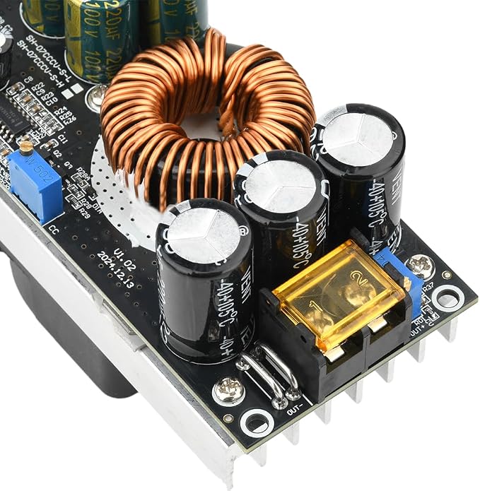 1200W Voltage Converter,Aideepen 20A Boost Converter Voltage Regulator DC-DC Boost Converter Car Step-up Power Supply Module Adjustable Voltage Converter 14V-85V to 14-120V