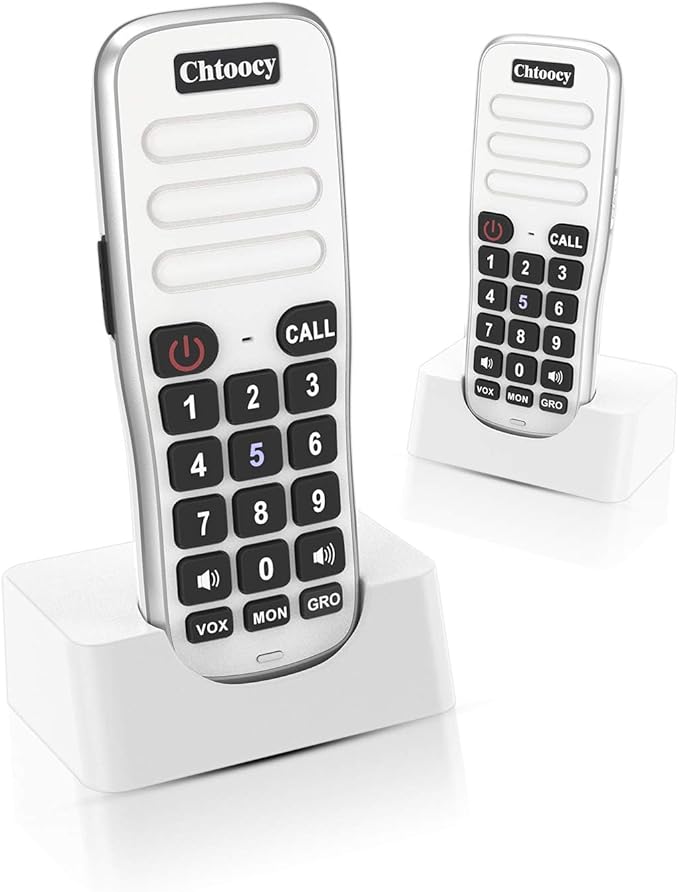 Intercoms Wireless for Home, 1 Mile Long Range for House Business Office, Handheld Room to Room Communication System, Rechargeable Loud & Clear 10-Channel Anti-Interference Intercom System
