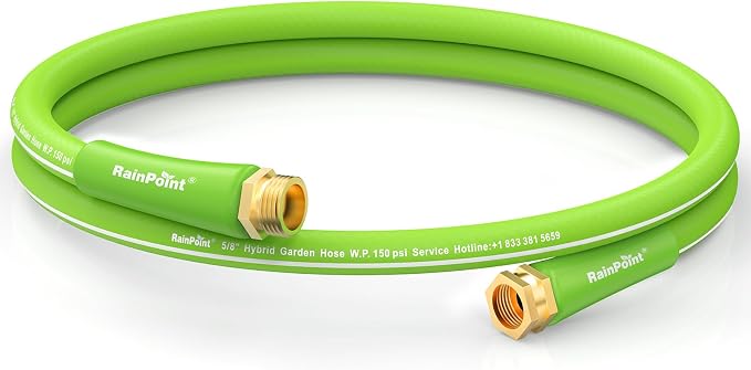 Automatic 1 Zone Sprinkler Timer & 5ft Leader Hose Bundle | Sprinkler Timer for Drip Irrigation, Sprinklers, Potted Plants | Easy Setup, Leak-Proof, Lightweight
