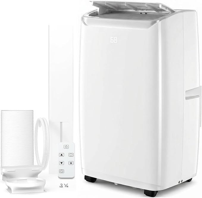 Garvee 12000Btu Portable Air Conditioners Cool/Dry/Fan for 550 Sq.Ft