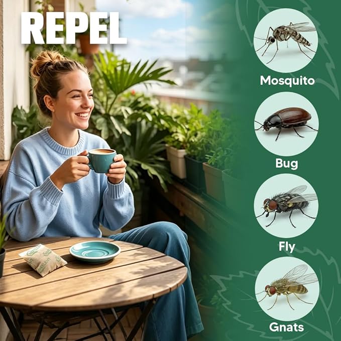 Mosquito Repellent Outdoor Patio, Backyard Mosquito Repellents, Mosquito Deterrent Indoor for Home, Porch Mosquitoes Deterrent, Mosquito Control, Keep Mosquito Away for Room-10P