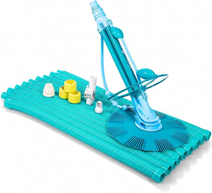 XtremepowerUS Pool Vacuum Cleaner for Above Ground & In-Ground Swimming Pools, Cleaning System, Heavy-Duty Pool Maintenance Equipment (Suction Vacuum)