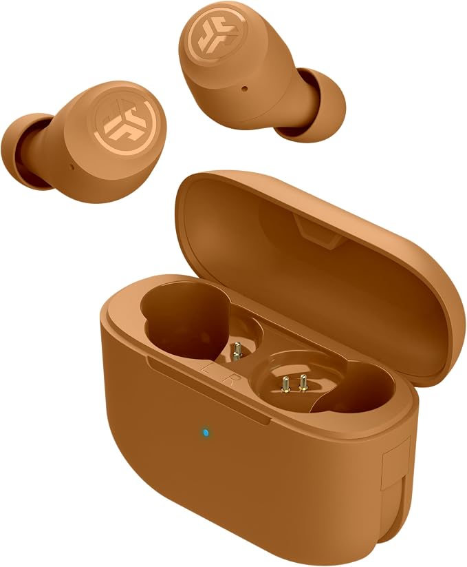 JLab, Go Air Pop+ Tones, True Wireless Earbuds, Bluetooth Earbuds with Microphone, Dual Connect, EQ3 Sound, 7572 W