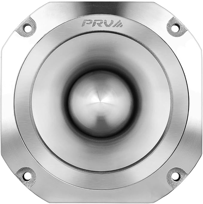 PRV AUDIO TW700Ti-CR 4 Inch Titanium Bullet Tweeter 240 Watts, 8 Ohm Chrome Super Tweeter, Built-in Capacitor Pro Audio High Frequency Driver (2 Tweeters)