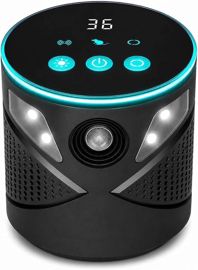 Ultrasonic Pest Repellent Plug in, Mouse Rodent Repellent Indoor Insect Control Traps for Mice Rat Squirrel Bats Roach Spider Ant Bug, Electronic Repelling Device with 3 Mode Switching