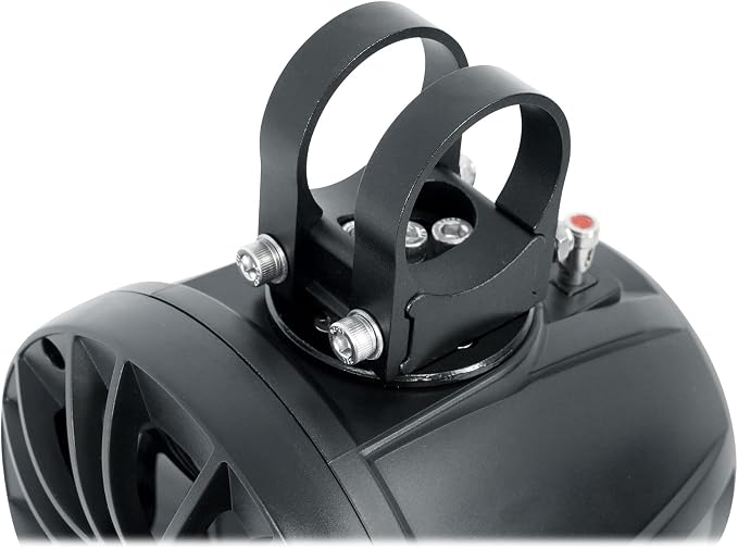 Rockville UT525B Pair 5.25" Black IPX6 Marine UTV Roll Bar Speakers | 70W RMS, 280W Peak per Pair, 4 Ohm, True Coaxial Design, 360° Swivel Brackets, Fits 1.5"-2" Bars, Wakeboard Towers