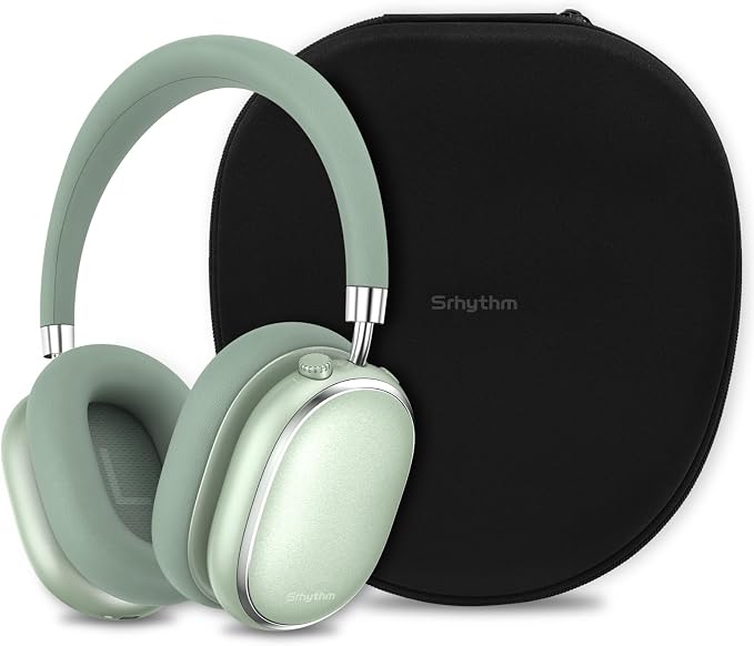 Srhythm NiceComfort 95 Hybrid Noise Cancelling Headphones Wireless | Bluetooth with Transparency,ENC,HD Sound,Slim Headphones Lightweight