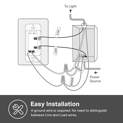 Kasa Smart Kasa Matter Smart Dimmer Switch: Voice Control w/Siri, Alexa & Google Assistant,UL Certified, Timer & Schedule, Easy Guided Install,Neutral Wire Required, Single Pole, 2.4GHz Wi-Fi, 3-Pack