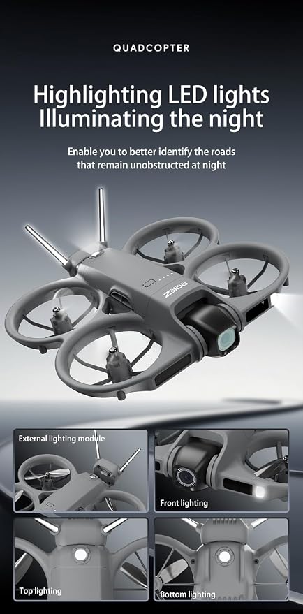 Drone with HD Camera & 4.3 Inch Screen Remote, 3-Sided Obstacle Avoidance, WiFi FPV Quadcopter Altitude Hold Headless Mode & One-Key Return, Mini Portable Drones for Beginners Adults (Black)