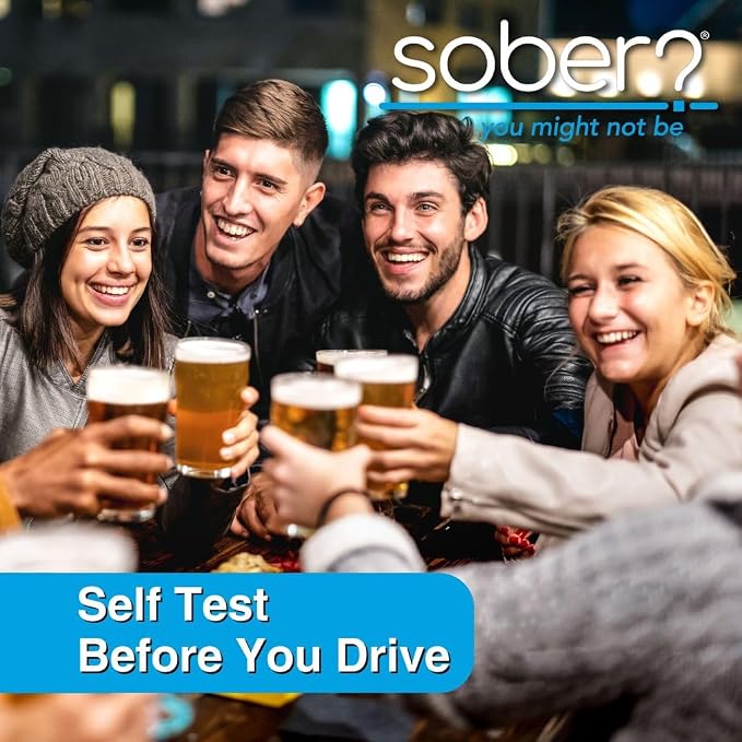 FDA Cleared Saliva Alcohol Test Strip, Highly Accurate BAC Self‑Test, 2–3 Minute Results, Portable & Discreet Sober Test Anywhere (1)