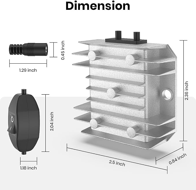 for Starlink Mini 12V Conversion Kit,12V to 24V DC Step UP Converter for Starlink Mini (EL13-O)