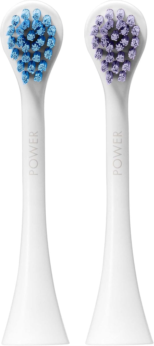 Curaprox Hydrosonic Brush Heads Power Duo – for Healthy Gums, Braces & Implants | Gentle Yet Powerful Sonic Cleaning | 2-Pack | Compatible with All Curaprox Sonic Models | Swiss Made