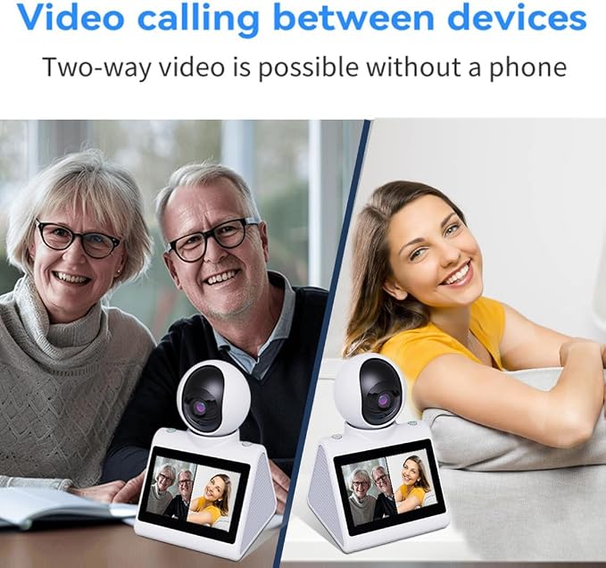 Indoor Home Security Camera,Dual-Band(5G/2.4G) Pet Dog Camera,Two Way Video Camera with 4.3" Screen,Nanny cam,Monitor for Baby/Elder/Nanny/Dog/pet with Phone App Dome Camera