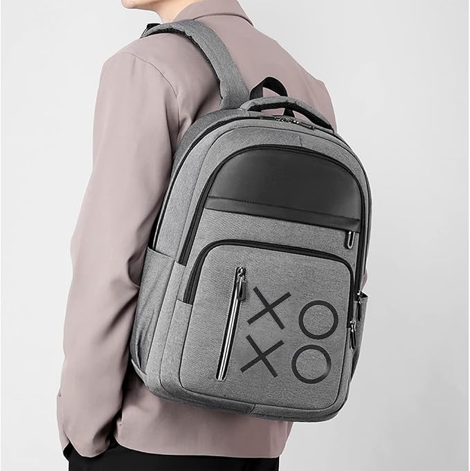 Game Cosole Backpack Travel Bag Travel Carrying Case for PS5/PS4 Console and Accessories (Grey)