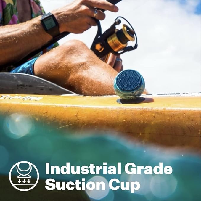 Speaqua – Bluetooth Speaker-Waterproof, Durable w/Built-in Storage (2,000 Songs) - Dual Wireless Speaker Pairing – Portable Bluetooth Speaker - Barnacle Pro 2.0 - Tidal Blue