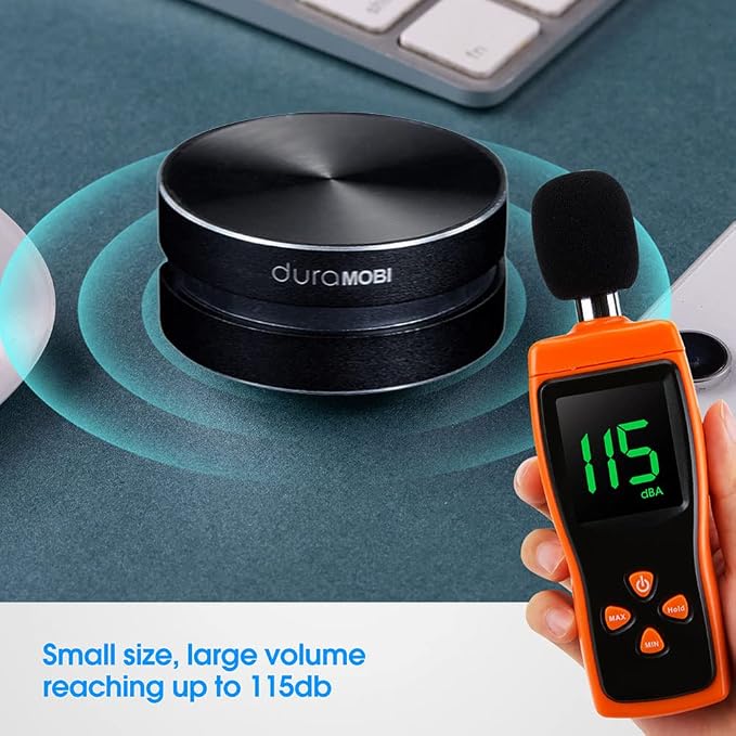 Docooler Upgraded Wireless BT Mini Speaker Bone Conduction Wireless, Stereo Bass Sound Creative Portable Speaker Mini Size Music Player Built-in Mic Sound Box for Home,Outdoor,Travel（1 Pack/2 Packs）