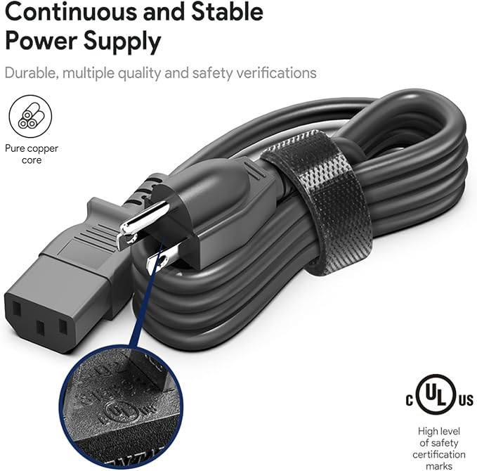 24V Adapter 4-Pin Compatible with Thrustmaster T500-RS TS-XW Sparco P310 Competition Mod T500 RS T 500 RS500 Driving Racing Gaming Steering Wheel T500RS T 500RS 4169056 Power Supply