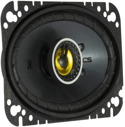 KICKER 46CSC464 CS-Series CSC46 4x6-Inch (100x160mm) Coaxial Speakers, 4-Ohm (Pair)