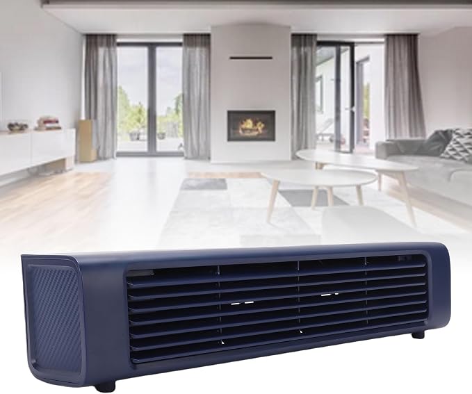 GOWENIC Tower Cooling Fan, 3 Gears Speed Adjustable USB Compact Standing Desk Fan, for Bedroom Office Desktop Wall Bedside Home (Blue)