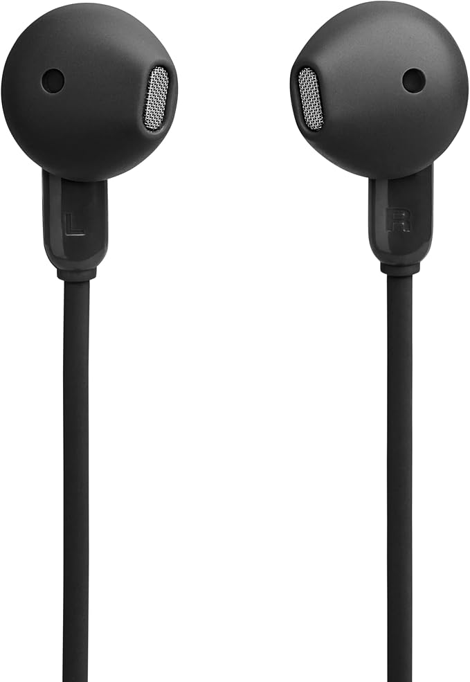 JBL Tune 235BT - Wireless Earbud Headphones with Up to 25-Hour Battery Life with Speed Charge, Multi-Point Connection and Google Fast Pair, Hands-Free Calls, IPX4 Water Resistant Design (Black)