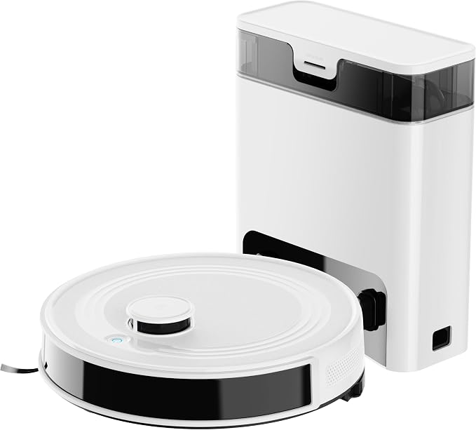 Lefant LiDAR Robot Vacuum and Mop, 90-Day Self-Emptying, 190° PSD Obstacle Avoidance, Customized Cleaning, Multi-Floor Mapping, 5500Pa Strong Suction, 140 Min Runtime, WiFi/Alexa/APP/iWatch, M2 Pro