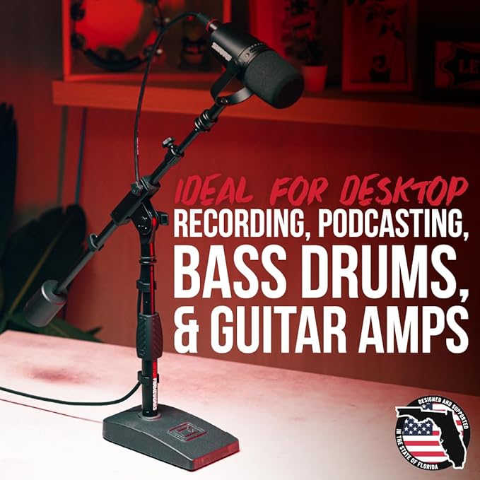 Gator Frameworks GFW-MIC-0822 Telescoping Boom Mic Stand