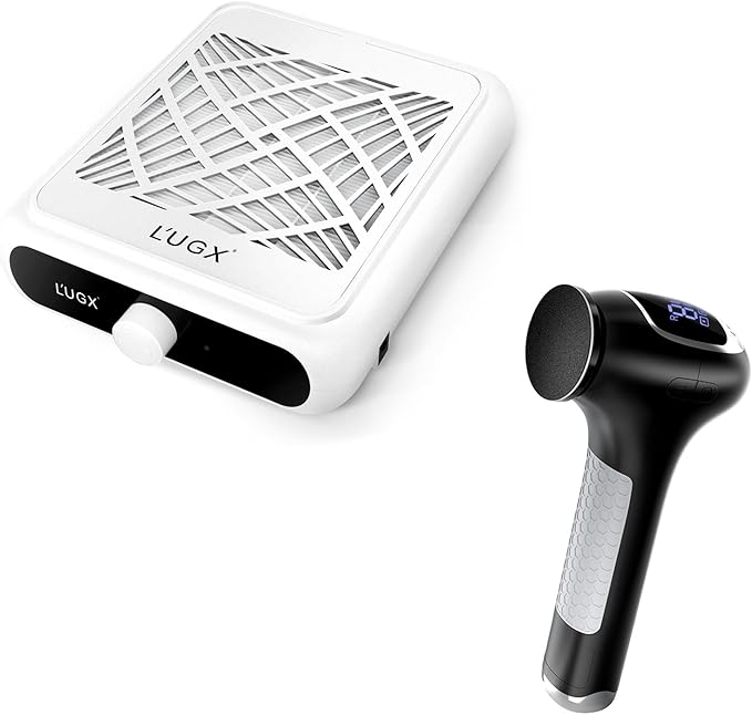 L'UGX Electric Foot Callus Removers with Nail Dust Collector