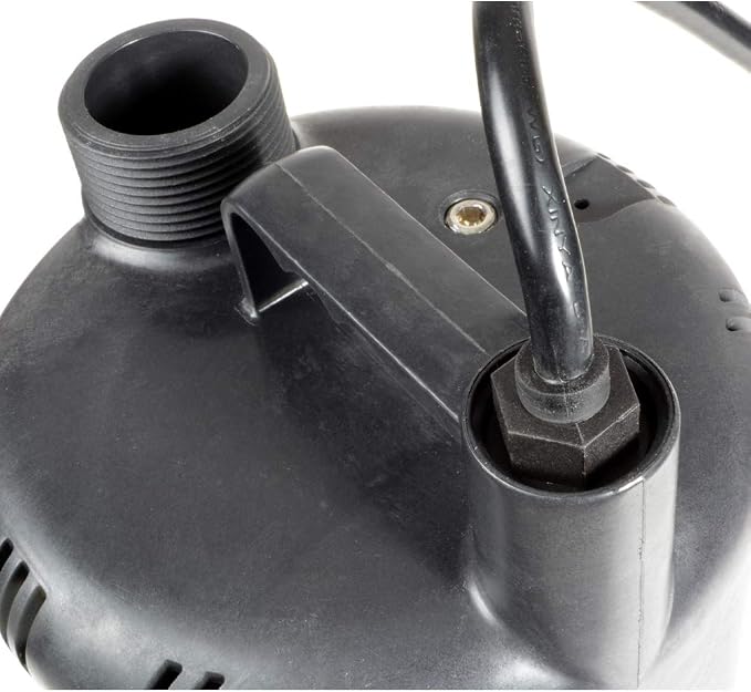 ECO-FLO Products SUP80 Manual Submersible Utility Pump, 1/2 HP, 3,180 GPH