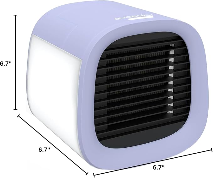 Evapolar Portable AC Unit- Small Personal Air Conditioners - Mini Evaporative Air Cooler for Desk and Camping - Swamp Cooler - Evachill, Lavanda