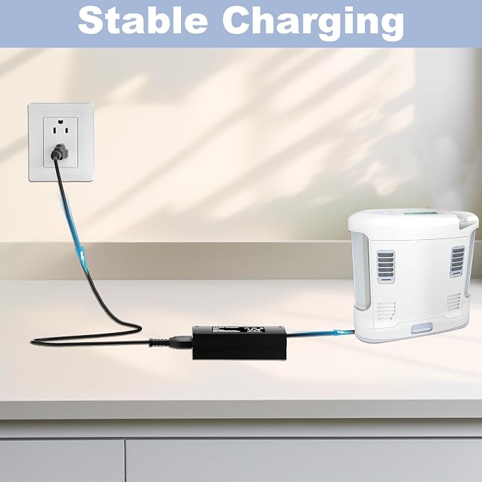 19V Charger Kit for Inogen Portable Oxygen Concentrator Compatible with Inogen One G1 G2 G3 G4 G5 ADP-120RH BA-301 BA-302 BA-303 Concentrator Power Adapter Cord