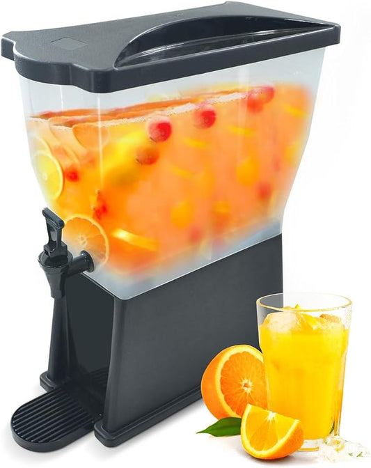 Hakka 3 Gallon Drink Dispenser, Commercial Juice Beverage Water Dispenser for Parties 11L Tank with Spigot Catering Supplies for Cold Water Tea Milk