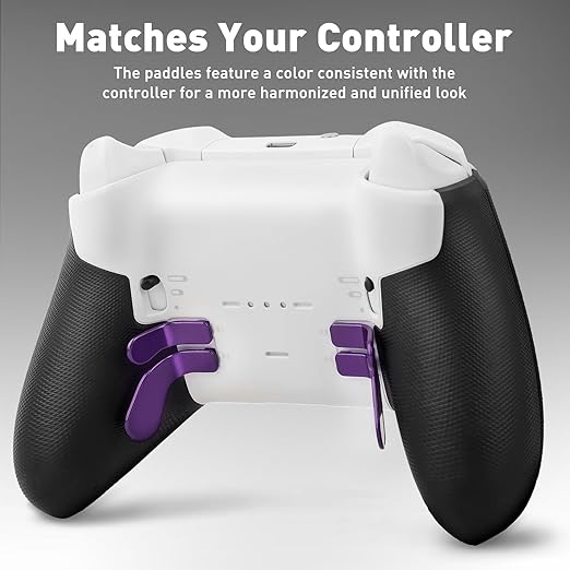 Complete Component Pack for Xbox Elite Controller Series 2 - Accessories Includes 1 Controller Carrying Case, 1 Charging Dock, 4 Thumbsticks, 4 Paddles, 1 Adjustment Tool and 1 Charging Cable(Purple)