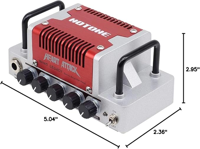 Hotone Heart Attack Mini Guitar Amplifier Head, 5 Watt