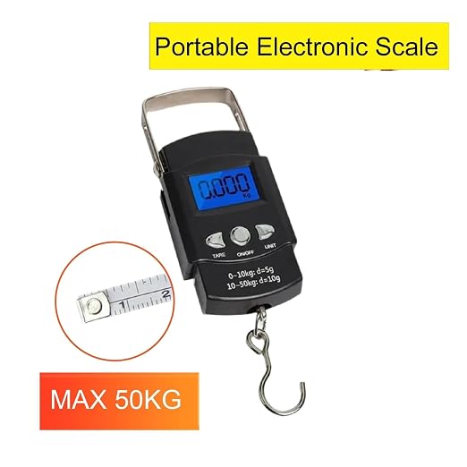 Hanging Scale Luggage Scales Digital Crane,Portable Hook LCD Backlight for Travel Courier