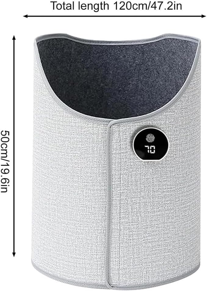 2026 New Under Desk Leg Warmer, Portable Folding Electric Heating Foot Warmer, Office Legs Warmers Under Desks, 6 Heat Levels and Timer, 5 Seconds Quick Heating, Overheat Safe Protection (Blue)