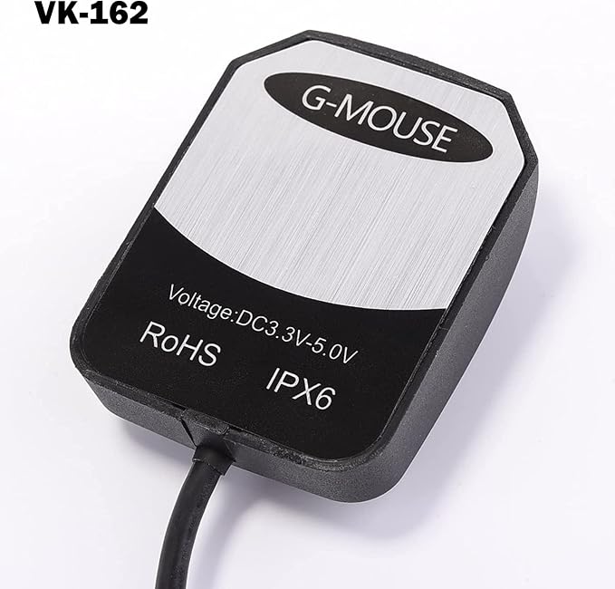2PCS VK-162 G-Mouse USB GPS Dongle Navigation Module External GPS Antenna Remote Mount USB GPS Receiver for Raspberry Pi Support Google Earth Window Linux