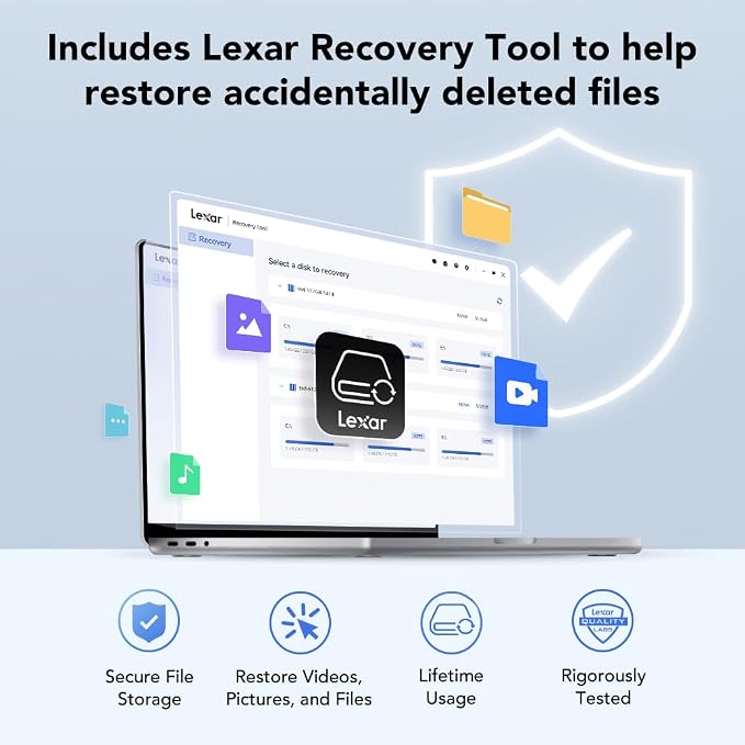 Lexar 512GB Play Blue Micro SD Card, UHS-I, C10, U3, V30, A2, 4K, Up to 160MB/s microSDXC Memory Card, Expanded Storage for Nintendo-Switch 1, Gaming Devices, Smartphones, Tablets (LMSPLBL512G-BNNNU)