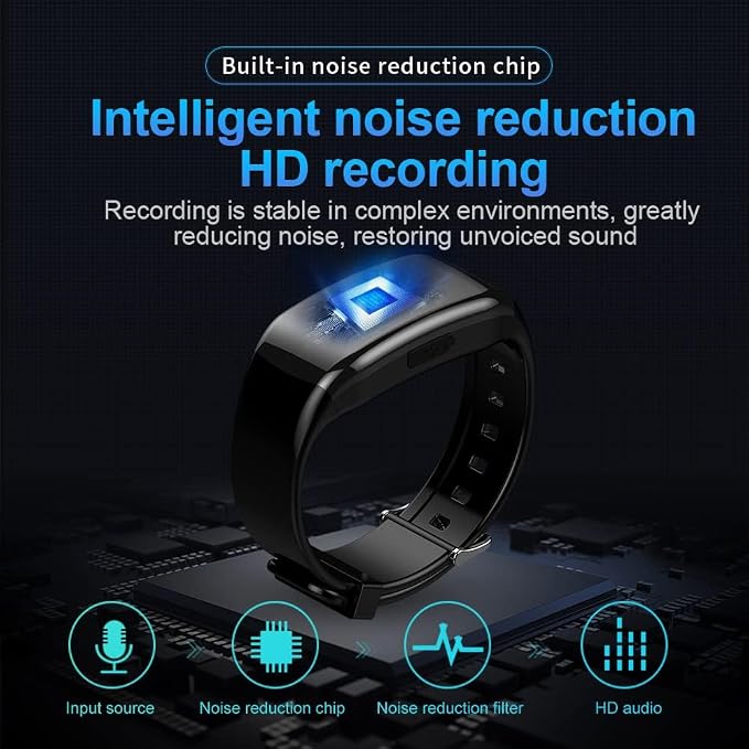 Spy Camera Hidden Camera Watch 32GB Portable Small Nanny Cam Small Security Hidden Camera Body Pet HD 1080P Camera for Home Outdoor Office, Mini Spy Cam for Security Indoor