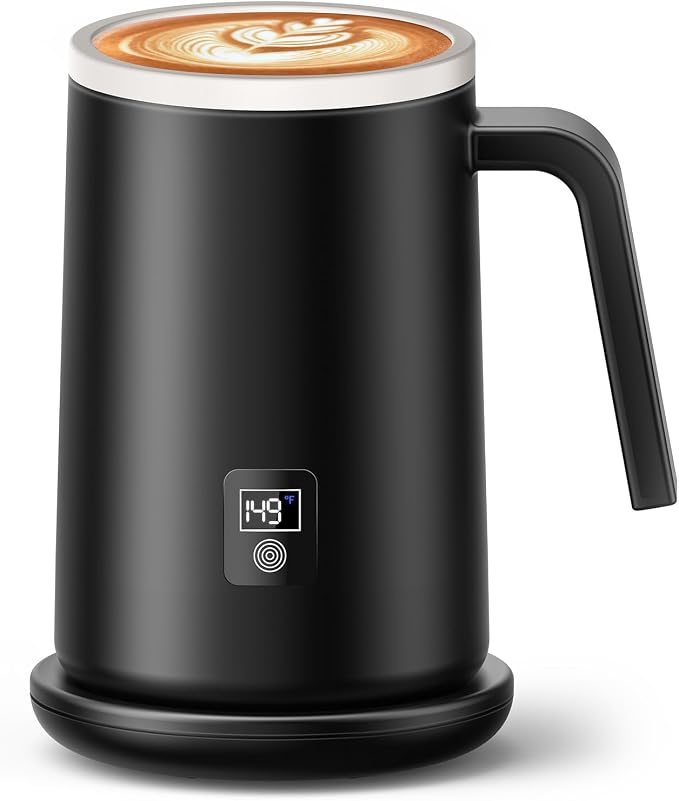 Self Heating Coffee Mug, 14oz Smart Heated Mug for Coffee, 180 Min Battery Life & Hot Up to 149℉ Temperature Control Mug, Coffee Warmer Mug Gift for Men Women, Dad and Mom