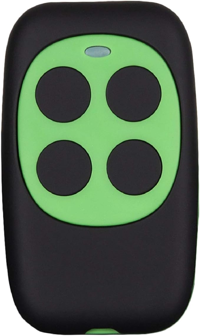 Universal Garage Door Opener Remote Cloner Universal Gate Opener Remote Cloning Homelink Programmable Learning Key Fob 4-Buttons Multi Frequency 280MHZ-868MHZ (Green)