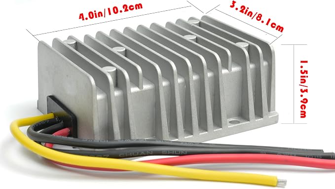 DC 48V to 12V Converter Voltage Regulator 30A 360W Voltage Reducer Buck Transformer Power Supply for Golf Cart, forklifts, Car
