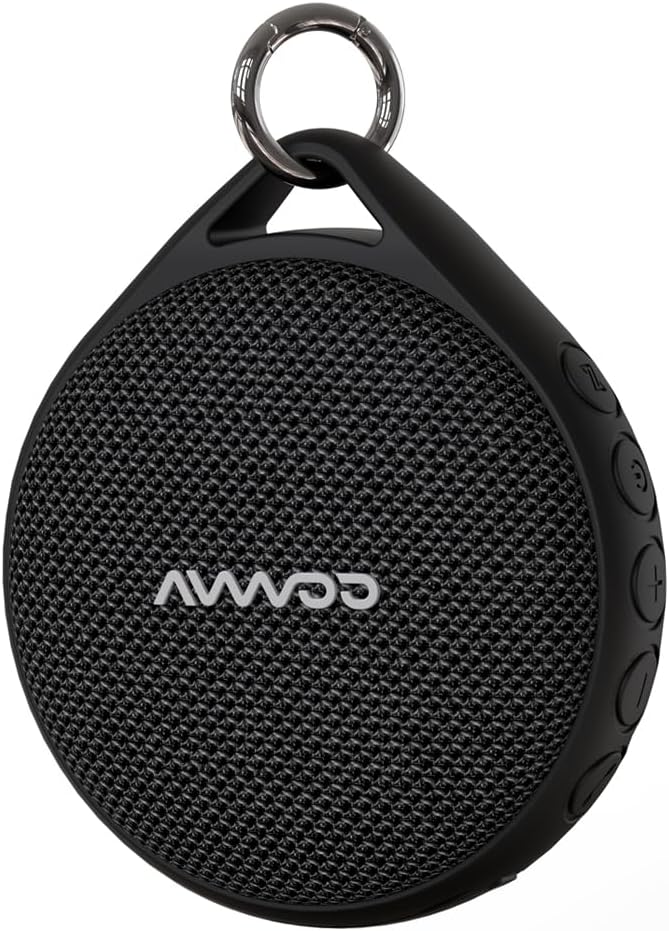 Bluetooth Shower Speaker, IP67 Waterproof with RGB Light, Portable with Hi-Fi Sound and Built-in Mic, Supports TF Card, Wireless for Home, Outdoor, Travel