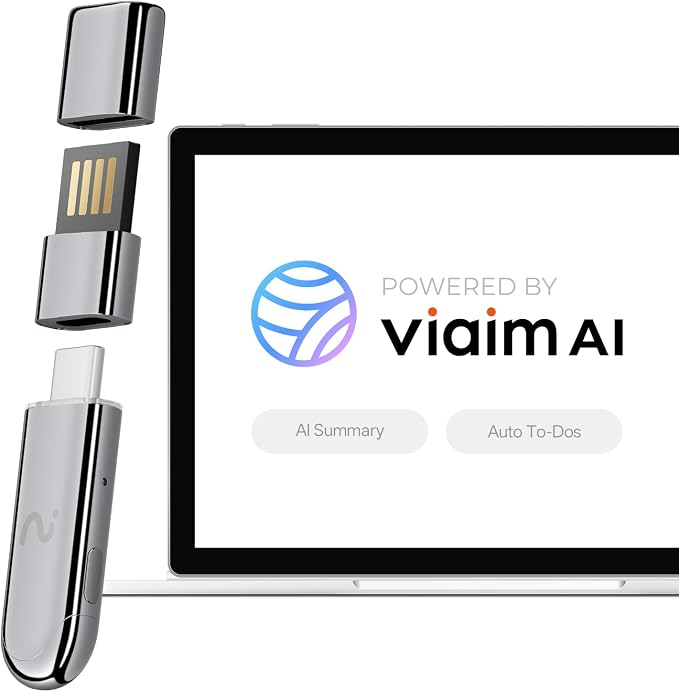 NoteKit Computer AI Meeting Assistant, viaim Voice Recorder with Transcription, 78 Languages, to-Do Lists & Summaries with viaim AI, Works on Windows & Mac, Ideal for Business, Remote Work, Education