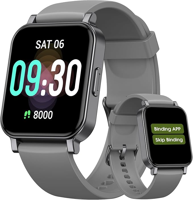 Pedometer Watch Senior Friendly No App/Phone Required, Step Counter | User-Friendly Design, IP68 Waterproof Fitness Tracker, Calories Sleep Tracker, Heart Rate and Sleep Monitor, Stopwatch