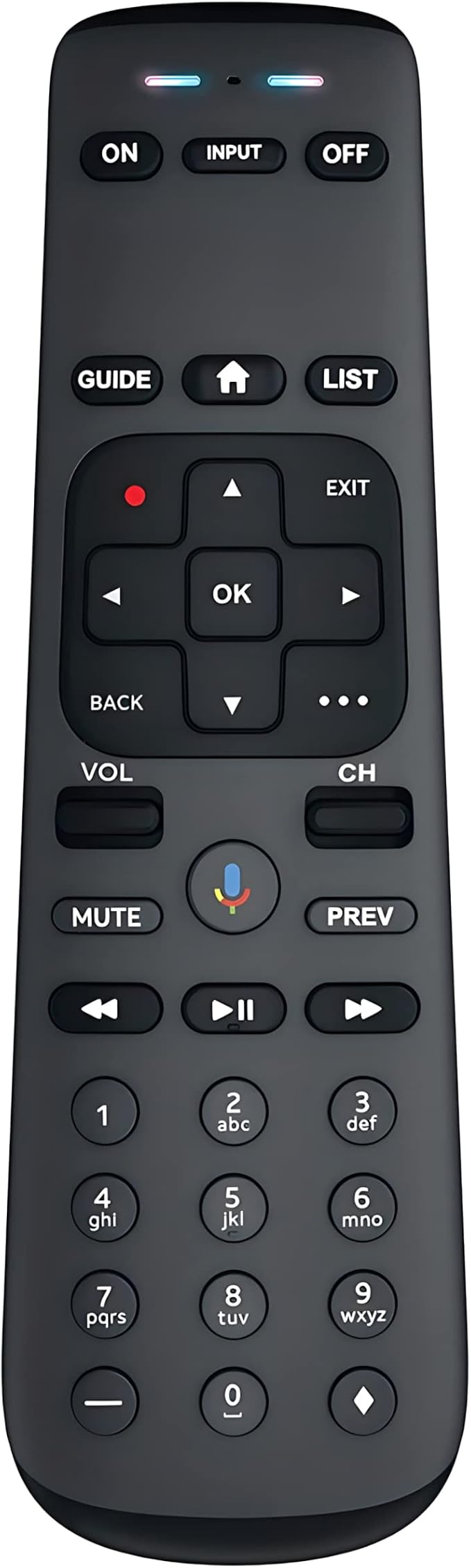 Buck AT&T DirecTV Stream RC83V IR/RF Universal Gemini Voice Remote Control - Replacement for Gemini Air, 10701-A4-002, P21KW-500, C71KW-200 & C71KW-400 Osprey Receiver Set-Top Boxes (RC4693701/01BR)