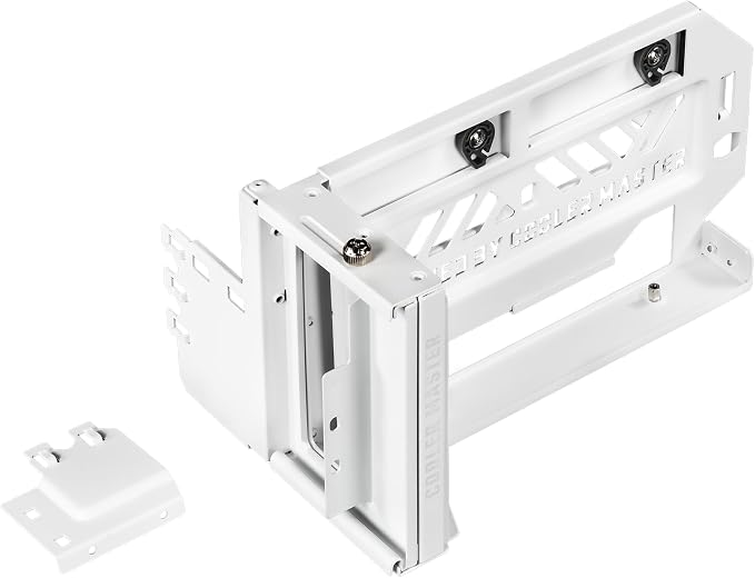 Cooler Master Vertical GPU Card Holder Kit V3, PCIe 4.0 5.0 Motherboards GPUs RTX 5090 RX 9070 XT, ABS Casing, 165mm Length, Modula Adjustable for E-ATX ATX Micro ATX Case, White