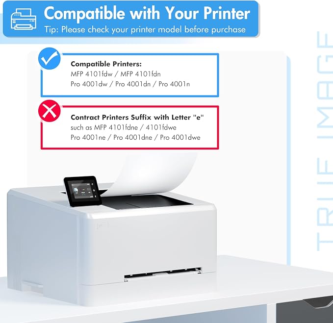 148A Toner Cartridge Black W1480A 4001n 4101fdw Compatible Replacement for HP148A 148X 148 W1480A W1480X for HP LaserJet Pro 4001n 4101fdw 4001dw 4001dn 4101fdn Printer Ink (with Chip) (2 Pack)