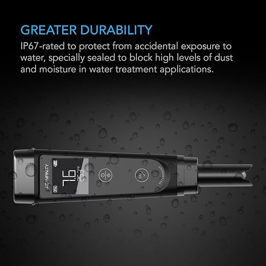 AC Infinity pH Meter PRO Kit, High Precision Digital pH Pen with ±0.01 pH Accuracy and Interchangeable Probe, Nutrient Test pH Meter for Water Hydroponics Plants, Gardening, Aquariums, Swimming Pools